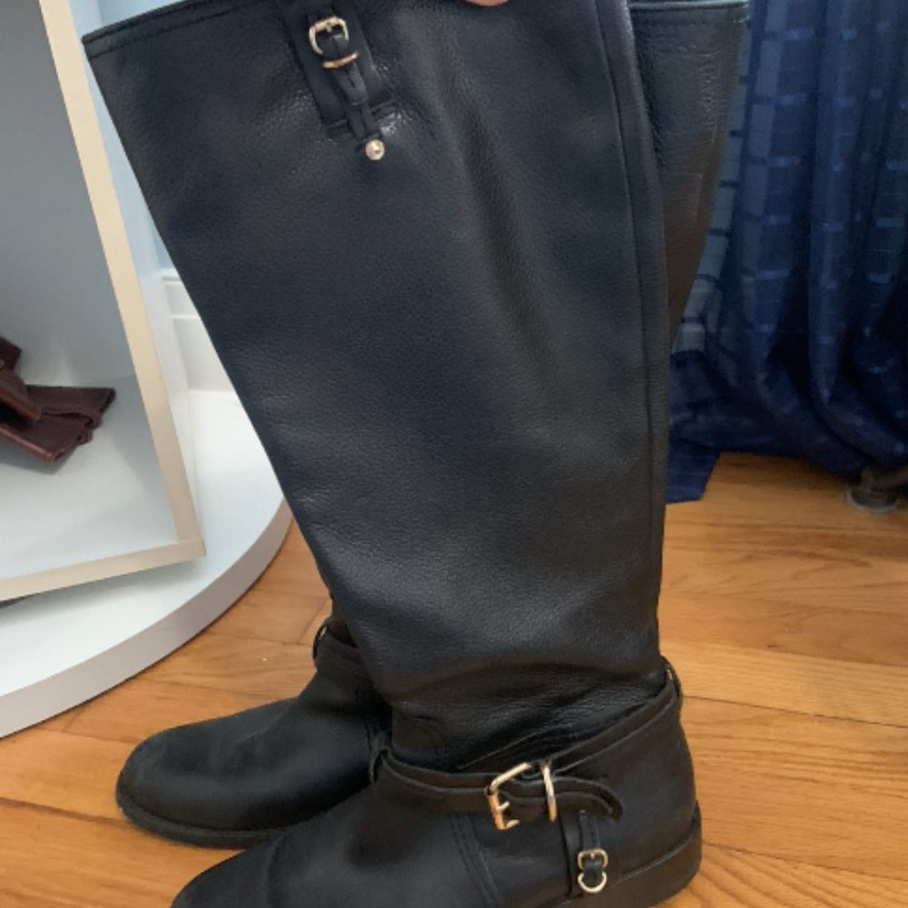 Black Vince Camuto Riding Boots